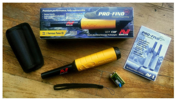 پین پوینتر پروفایند 35 برند ماینلب استرالیا PROFIND35 MINELAB METAL DETECTOR